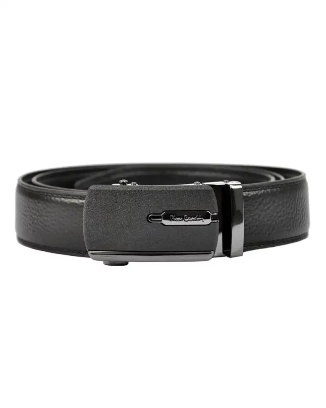 Men's leather belt with automatic buckle Pierre Cardin 541 HY01