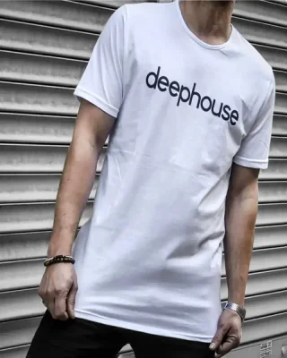 Bílé pánské tričko OT SS Deephouse