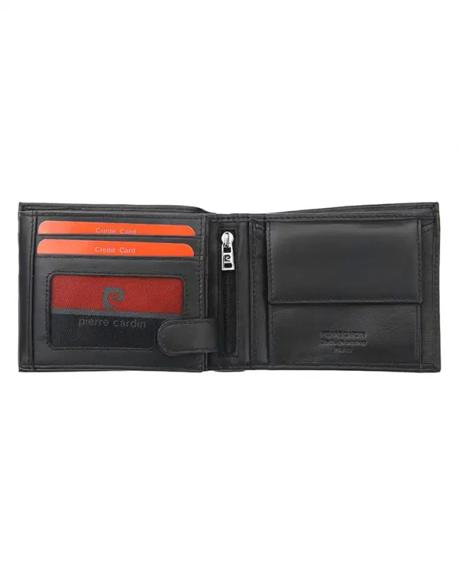 Men's leather wallet Pierre Cardin TILAK26 325 RFID Red