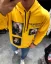 Žltá pánska mikina s kapucňou RX Rockstar