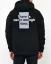 Black men's hooded sweatshirt Time - Size: XXL