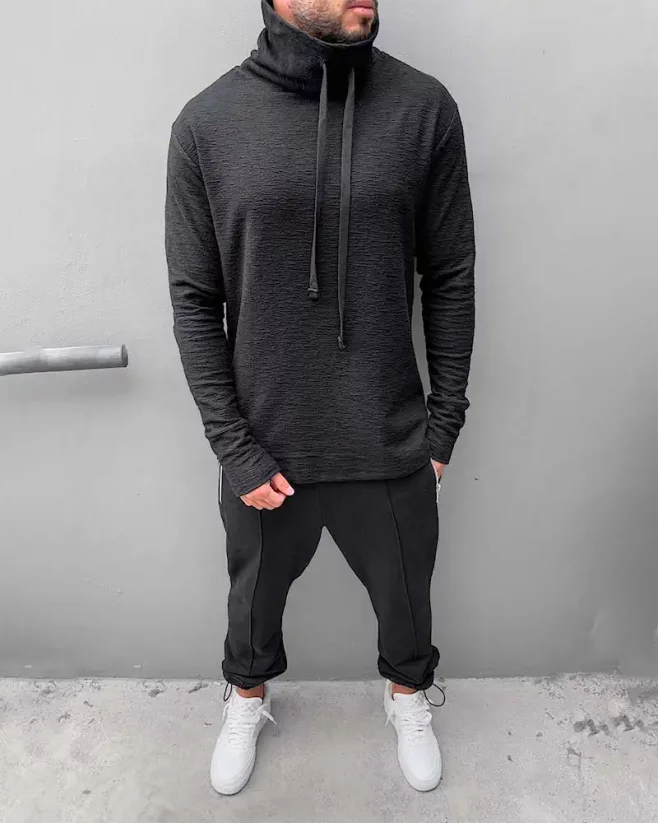 Men's black sweatshirt Black Island Shade