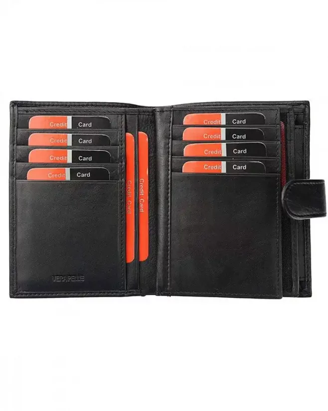 Black men's leather wallet Pierre Cardin TILAK06 331A RFID