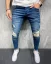 Blue men's ripped jeans 2Y Premium Control