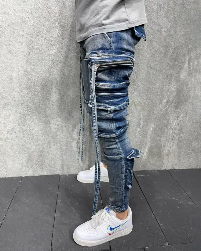 Men's blue pocket jeans 2Y Premium Right