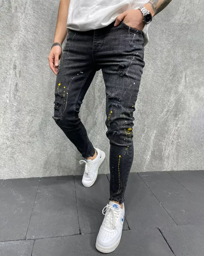 Černé pánské džíny 2Y Premium Must