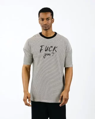 Black men's T-shirt OX Anonymous