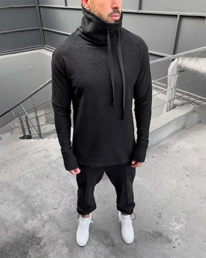 Men's black sweatshirt Black Island Shade