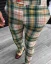 Luxury men's checkered pants DJPE63 Exclusive