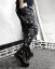 Men's jogger pants black OT SS Skull - Size: L